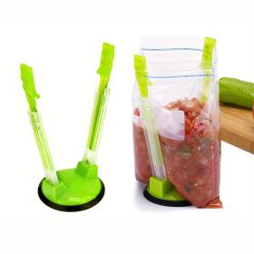 1pc; Freezer Bag Rack Holder For Food Prep; Plastic Freezer Bag; Ziplock Bag Stand