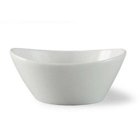 Better Homes & Gardens White Porcelain Wavy Serving Bowl