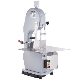 VEVOR Commercial Electric Meat Bandsaw, 1500W Stainless Steel Countertop Bone Sawing Machine, 19.3" x 15" Worktop, 0.16-7.9 Inch Cutting Thickness