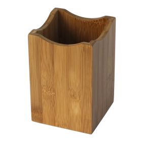 Oceanstar Bamboo Wooden Box Utensil Holder