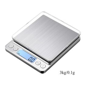 Small Digital Kitchen Scale 3000g/ 0.1g for Weighing Food and Baking ingredients LCD/ screen and Tare Function