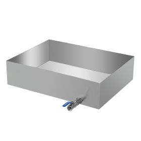 VEVOR Evaporator Pan 24x18x6 Inch Stainless Steel for Boiling Maple Syrup