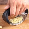 1pc, Stainless Steel Garlic Press, Manual