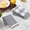 Better Homes & Gardens 4-Piece Oversized Dish Cloth Set, Rich Black