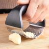 1pc, Stainless Steel Garlic Press, Manual