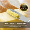 3 In 1 Stainless Steel Butter Spreader Knife, Curler Cutter