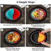 Silicone Slow Cooker Partition Divider Slow Cooker Silicone round