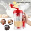 Batter Mixer, Handheld Manual Pancake Cake Batter Dispenser Baking Tool