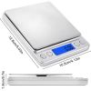 Small Digital Kitchen Scale 3000g/ 0.1g for Weighing Food and Baking ingredients LCD/ screen and Tare Function