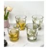 Palm Tree Design Acrylic Drinking Glasses Set of 4 DOF (15oz), Plastic Drinking Glasses