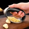 Stainless Steel Garlic Press Crusher Manual Mincer Tool Kitchen Accessories Gadget