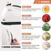 7 Speeds Electric Hand Mixer; Kitchen Portable Powerful Handheld; Egg Beater; Small Whipping Cream Mixer