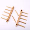 1pc Bamboo Dish Plate Bowl Drainer Storage; Board Drying Rack; Stand Drainer Storage Holder Organizer Kitchen Cabinet;