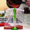 1pc; Freezer Bag Rack Holder For Food Prep; Plastic Freezer Bag; Ziplock Bag Stand