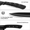 Kitchen Knife Set, 6 Pieces Black Stainless Steel Sharp with Acrylic Stand, Non-stick Coating Knife Block