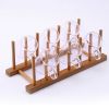 1pc Bamboo Dish Plate Bowl Drainer Storage; Board Drying Rack; Stand Drainer Storage Holder Organizer Kitchen Cabinet;