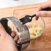 Stainless Steel Garlic Press Crusher Manual Mincer Tool Kitchen Accessories Gadget