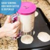 Pancake Batter Dispenser - Kitchen Must Have Tool for Perfect Pancakes, Cupcake, Waffle, Muffin Mix, Crepe & Cake