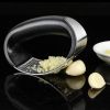 Stainless Steel Garlic Press Crusher Manual Mincer Tool Kitchen Accessories Gadget