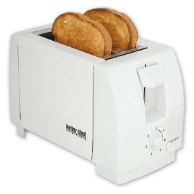 Better Chef 2-Slice Toaster with Pull-Out Crumb Tray (Color: White)