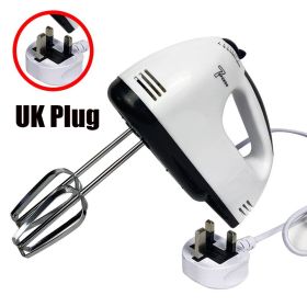 Multifunctional 7 Speed Mini Mixer Electric Food Blender Handheld Mixer Egg Beater (Color: UK Plug)