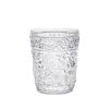 Paisley Acrylic Drinking Glasses Set of 4 DOF (13oz), Plastic BPA Free Cocktail Glasses