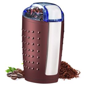 5 Core Coffee Grinder, 85 Gram Or 3 Ounces / 12 Cup Capacity, One-Touch Automatic Electric Bean Spice Grinding Machine (SKU: CG 01 BR)