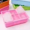 1pc Ice Cube Trays With Lid; Food Grade Silicone 6 Grid Ice Cube Mold; Flexible Easy Release Square Shaped, Kitchen Gadgets