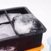 1pc Ice Cube Trays With Lid; Food Grade Silicone 6 Grid Ice Cube Mold; Flexible Easy Release Square Shaped, Kitchen Gadgets