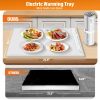 Silicone Electric Roll Up Heating Tray, Mat Food Warmer Portable Hot Plate