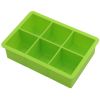 1pc Ice Cube Trays With Lid; Food Grade Silicone 6 Grid Ice Cube Mold; Flexible Easy Release Square Shaped, Kitchen Gadgets