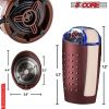 5 Core Coffee Grinder, 85 Gram Or 3 Ounces / 12 Cup Capacity, One-Touch Automatic Electric Bean Spice Grinding Machine