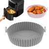 2pcs Air Fryer Silicone Pot; Reusable Liners; Silicone Basket; Food Safe Accessories