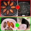 2pcs Air Fryer Silicone Pot; Reusable Liners; Silicone Basket; Food Safe Accessories